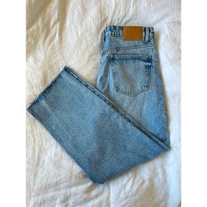 Zara Hi-Rise Straight Ankle Length Jeans NEW